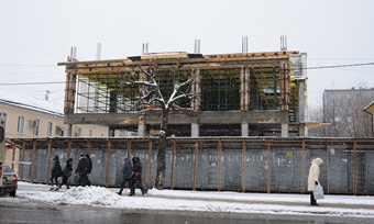 Строительство здания Советский 63, Череповец