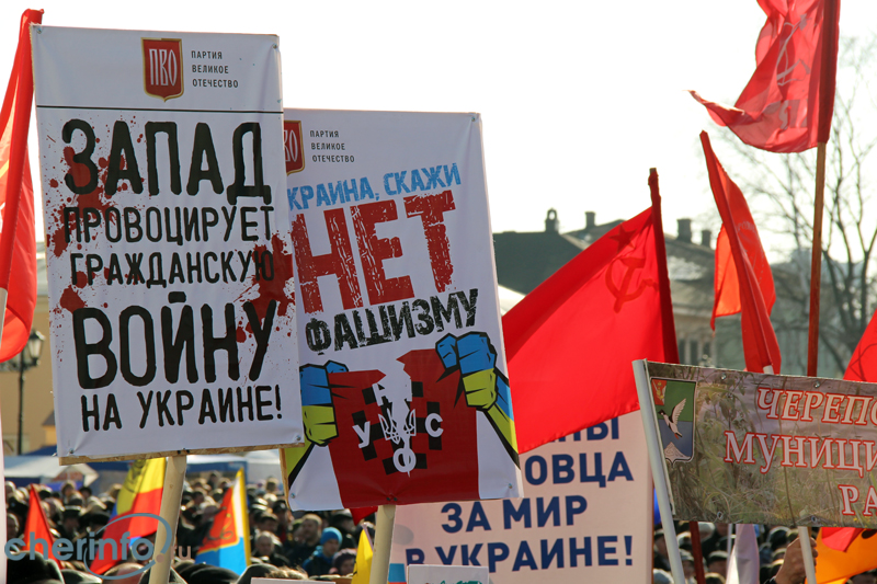 Митинг в поддержку Украины, Вологда 10 марта 2014