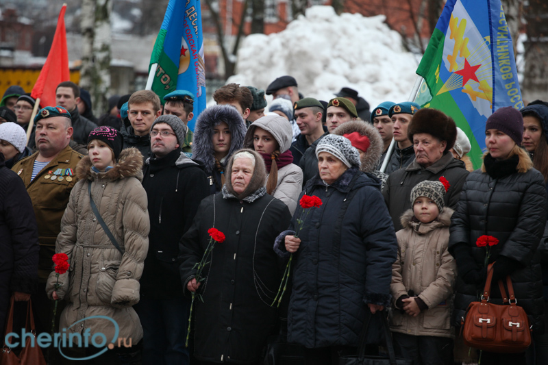 Череповчане почтили память воинов, погибших в локальных конфликтах