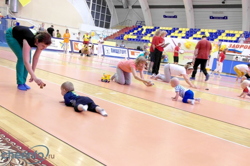 Спортивные соревнования пройдут для малышей Череповца «Веселые ползунки»