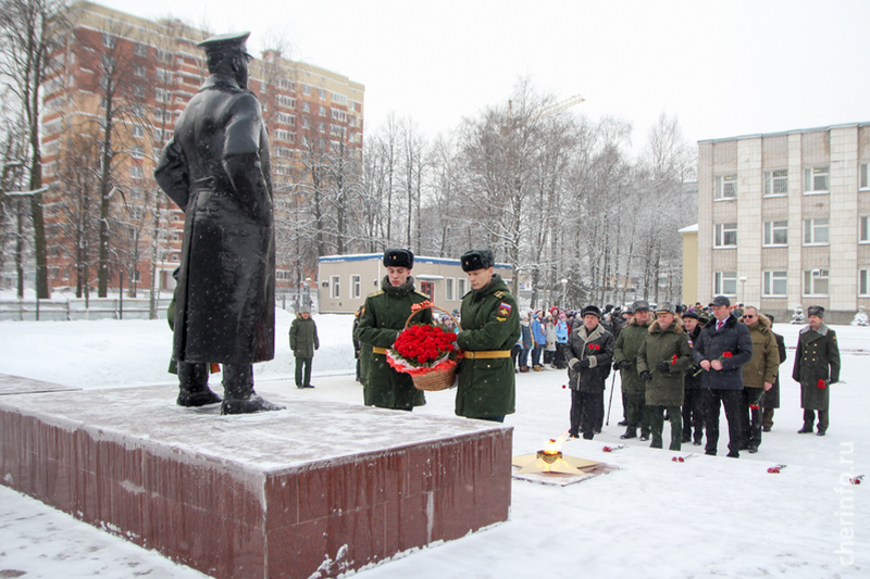 митинг, посвященный 120-летию со дня рождения советского полководца Георгия Жукова