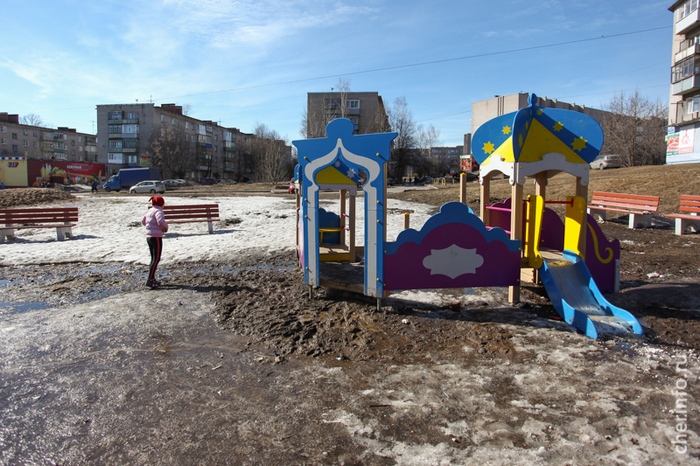 Детские площадки в&nbsp;Череповце приведут в&nbsp;порядок к&nbsp;началу лета