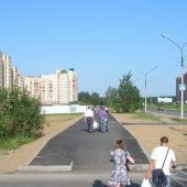 Новый тротуар на Шекснинском проспекте