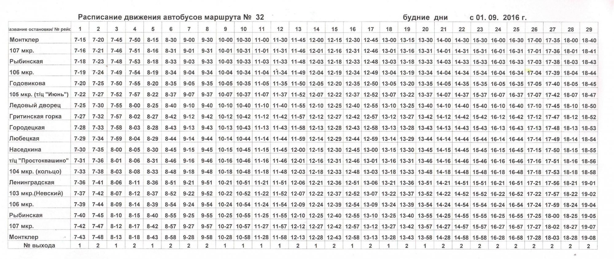 Расписание автобусов онлайн карта