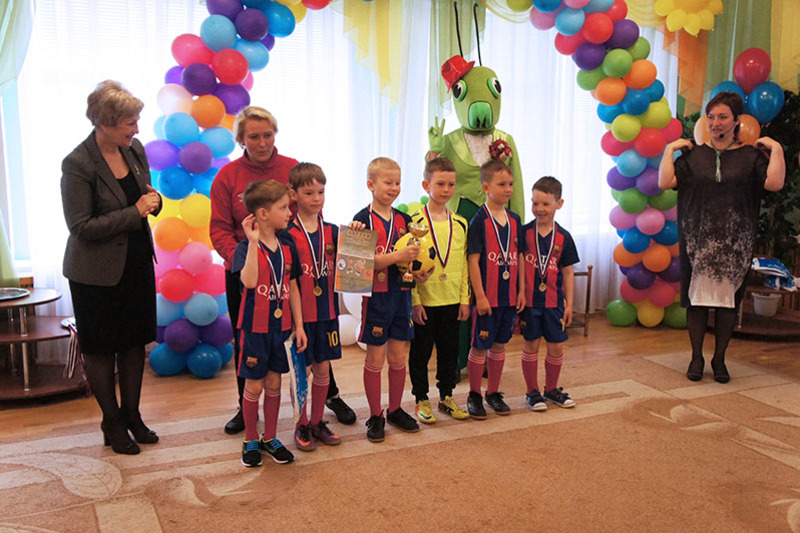 Завершился турнир по футболы среди детских садов Череповца
