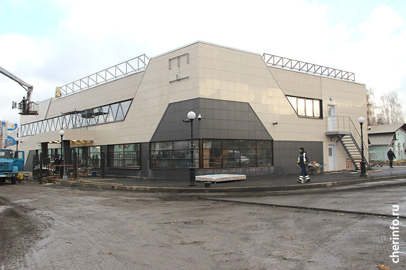 Череповецкий автовокзал готовится к открытию после реконструкции